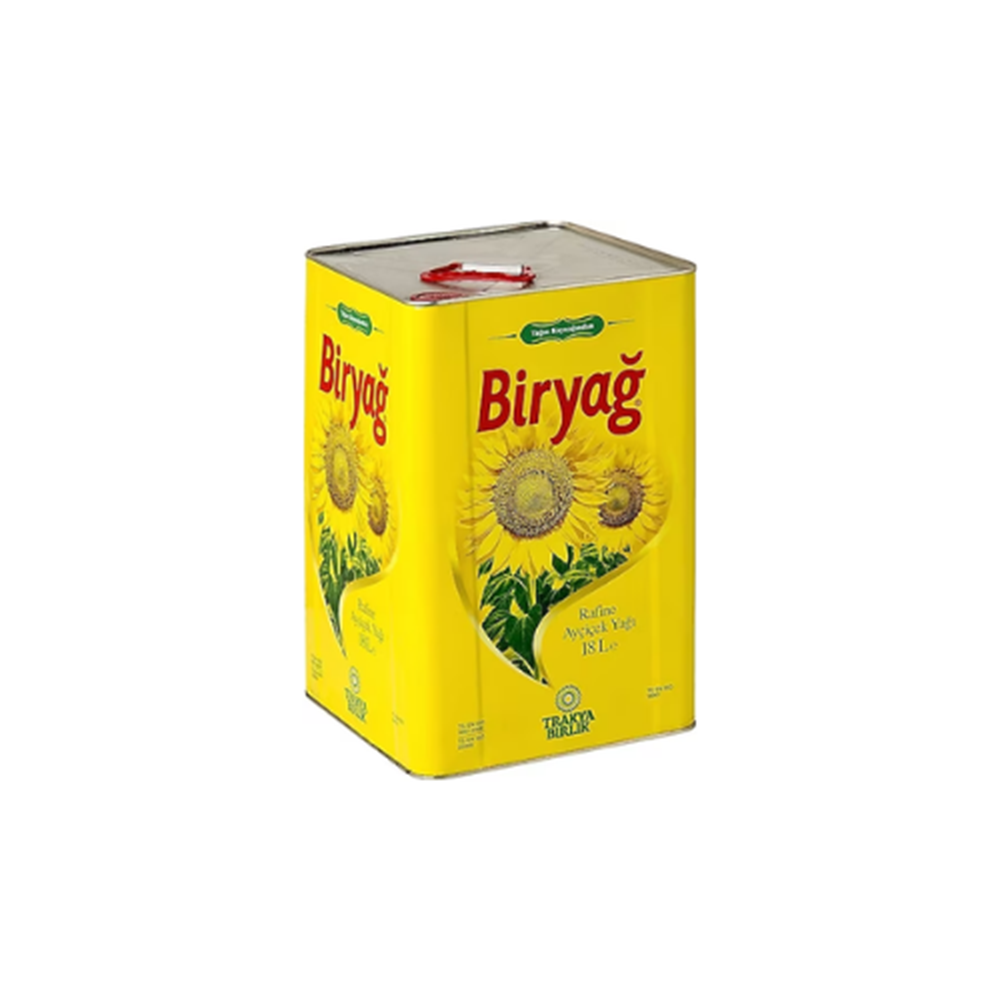 BİRYAĞ AYÇİÇEK YAĞI TENEKE 18 LT