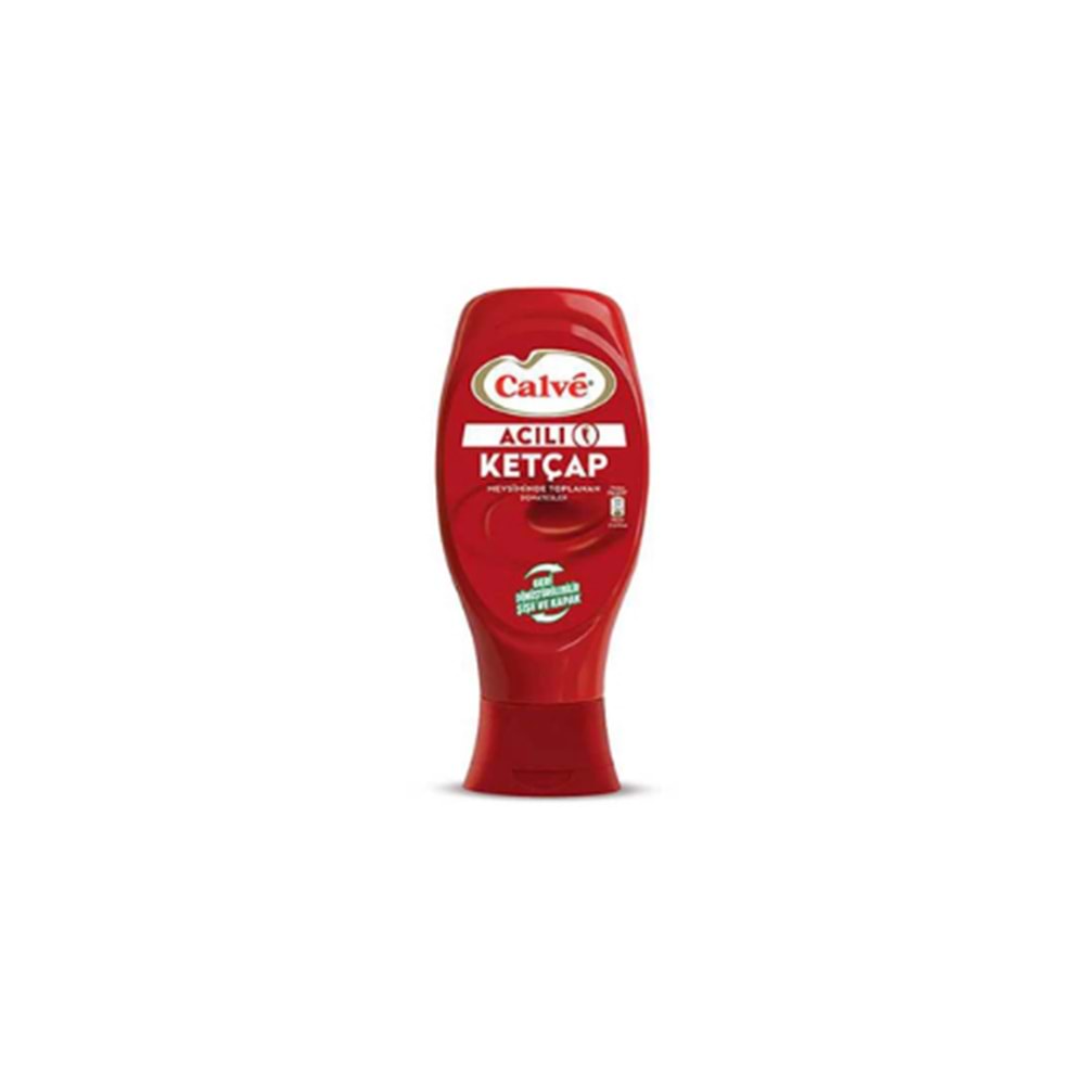 CALVE KETÇAP ACILI 430 GR (KOLİ İÇİ 8 AD)