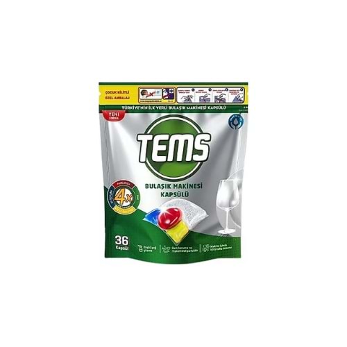 TEMS BULAŞIK MAKİNASI KAPSÜLÜ 36 LI