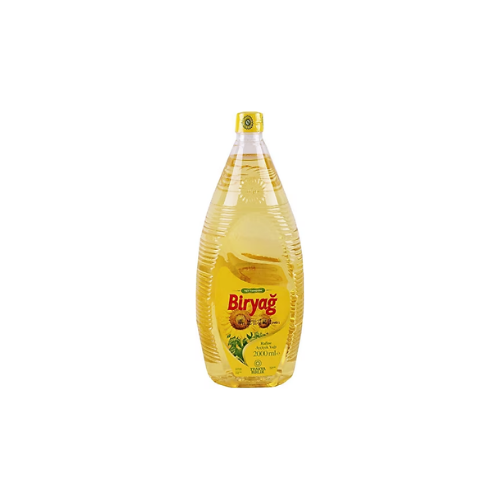 BİRYAĞ AYÇİÇEK YAĞI PET 2 LT(KOLİ İÇİ 12 AD)
