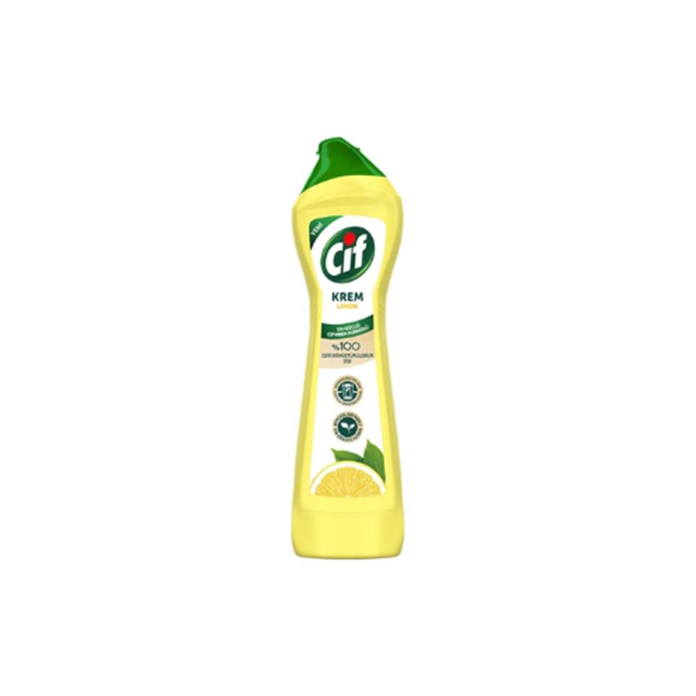 CİF KREM 500 ML LİMON (KOLİ İÇİ 16 AD)