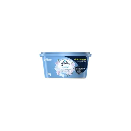 GLADE MİNİ JEL TEMİZ ÇARŞAF FERAHLIĞI 70 GR
