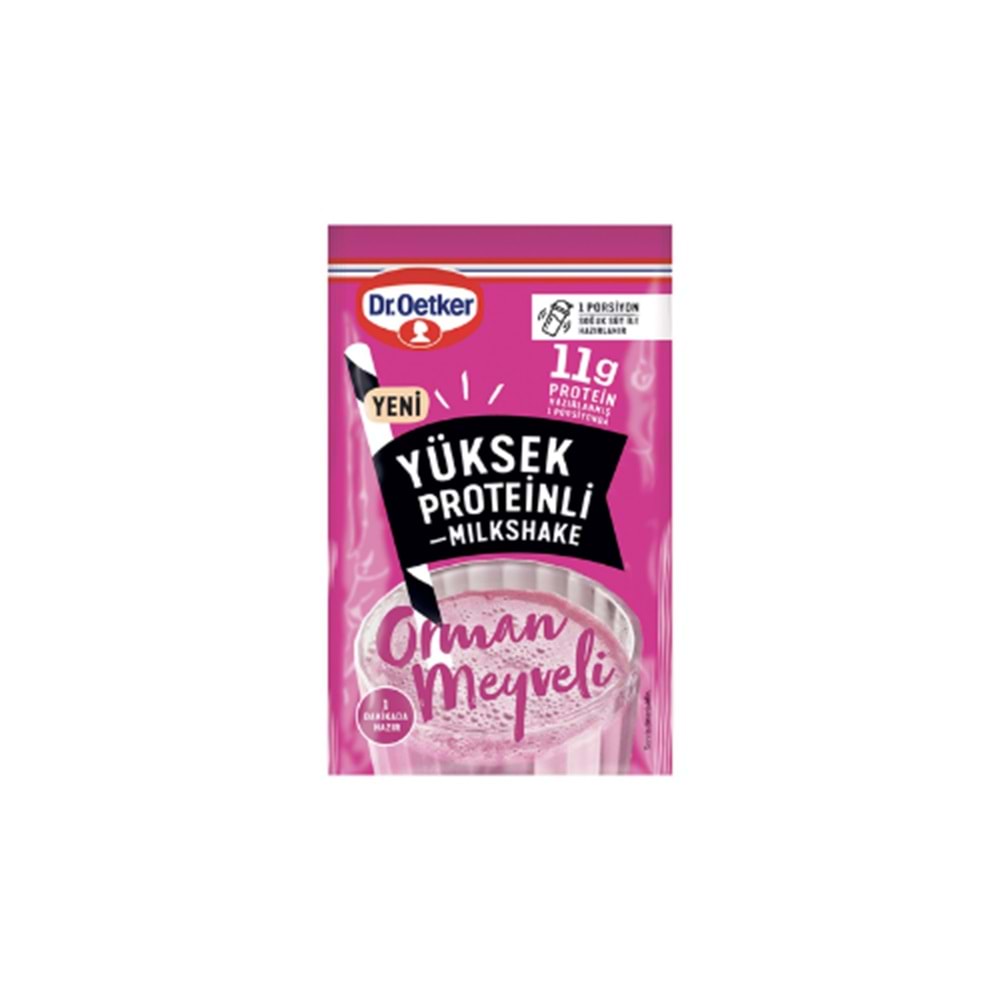DR.MİLKSHAKE YÜKSEK PROTEİNLİ ORMAN MEYVELİ 15 GR