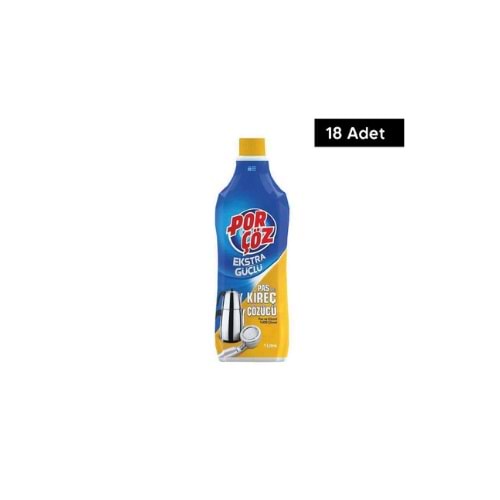 PORÇÖZ PAS VE KİREÇ ÇÖZÜCÜ 1 LT (KOLİ 18)