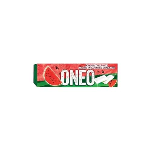 ONEO KARPUZLU SAKIZ 14GR(PAKET İÇİ 20)