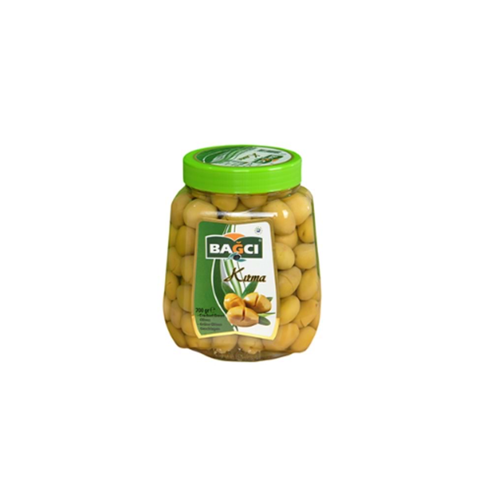BAĞCI YEŞİL ZEYTİN KIRMA 700GR PET