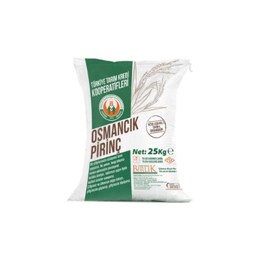 OSMANCIK PİRİNÇ ÇV 25 KG