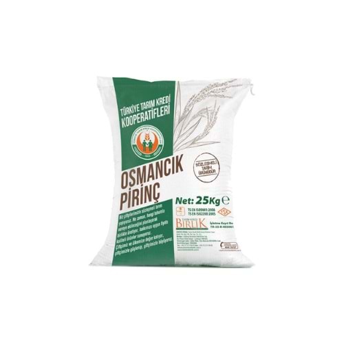 OSMANCIK PİRİNÇ ÇV 25 KG