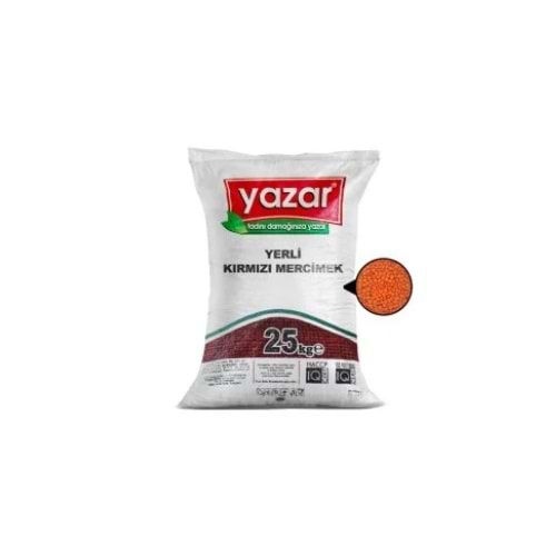 KIRMIZI MERCİMEK ÇV 25 KG