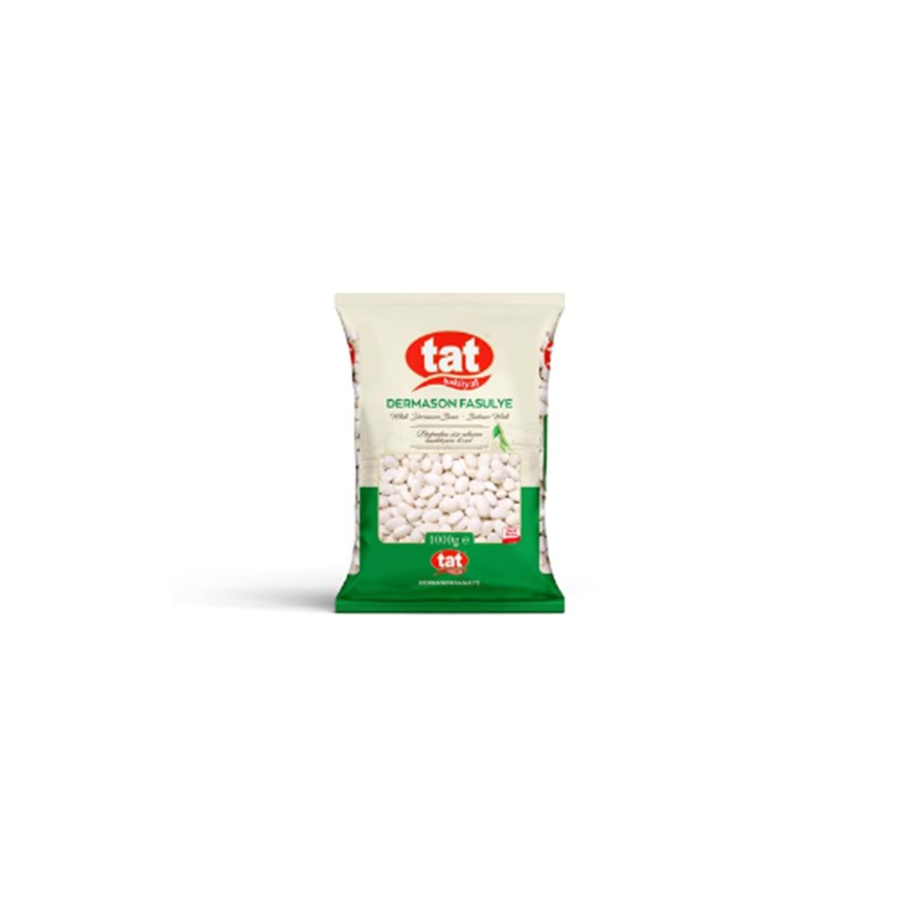 DERMASON FASULYE 1 KG 8 MM(KOLİ İÇİ 15 AD)