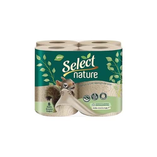 SELECT NATURE 8 Lİ TUVALET KAĞIDI