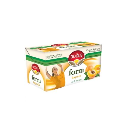DOĞUŞ KAYISILI ÇAY 20 Lİ (KOLİ İÇİ 12 AD)