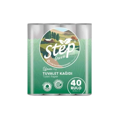 STEP NATURA 3 KATLI TUVALET KAĞIDI 40 LI (KOLİ İÇİ 3 AD