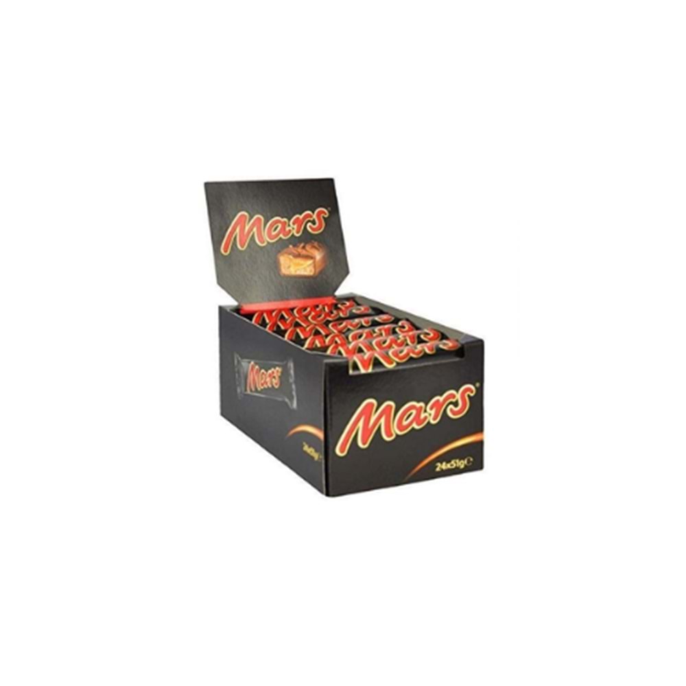 MARS ÇİKOLATA 51 GR(PAKET İÇİ 24 AD)