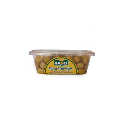 BAĞCI YEŞİL ZEYTİN KIRMA 400GR KASE