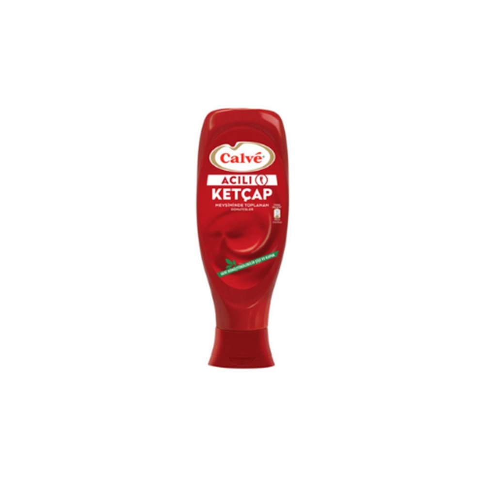 CALVE KETÇAP ACILI 610 GR (KOLİ İÇİ 12 AD)