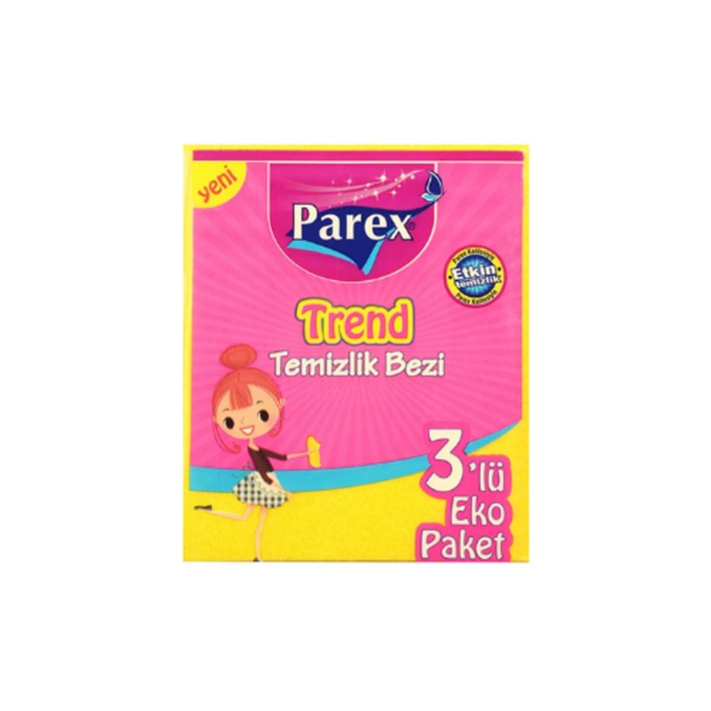 PAREX TEMİZLİK BEZİ 3 LÜ(PAKET İÇİ 12 AD)