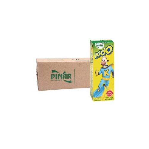 PINAR KİDO MUZLU SÜT 180 ML (KOLİ İÇİ 27 AD)