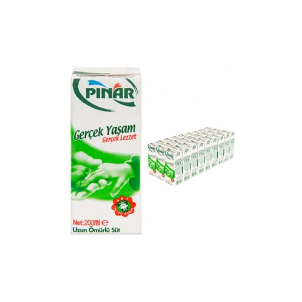 PINAR SÜT TAM YAĞLI 1/5 (KOLİ İÇİ 27 AD)