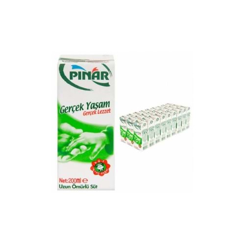 PINAR SÜT TAM YAĞLI 1/5 (KOLİ İÇİ 27 AD)