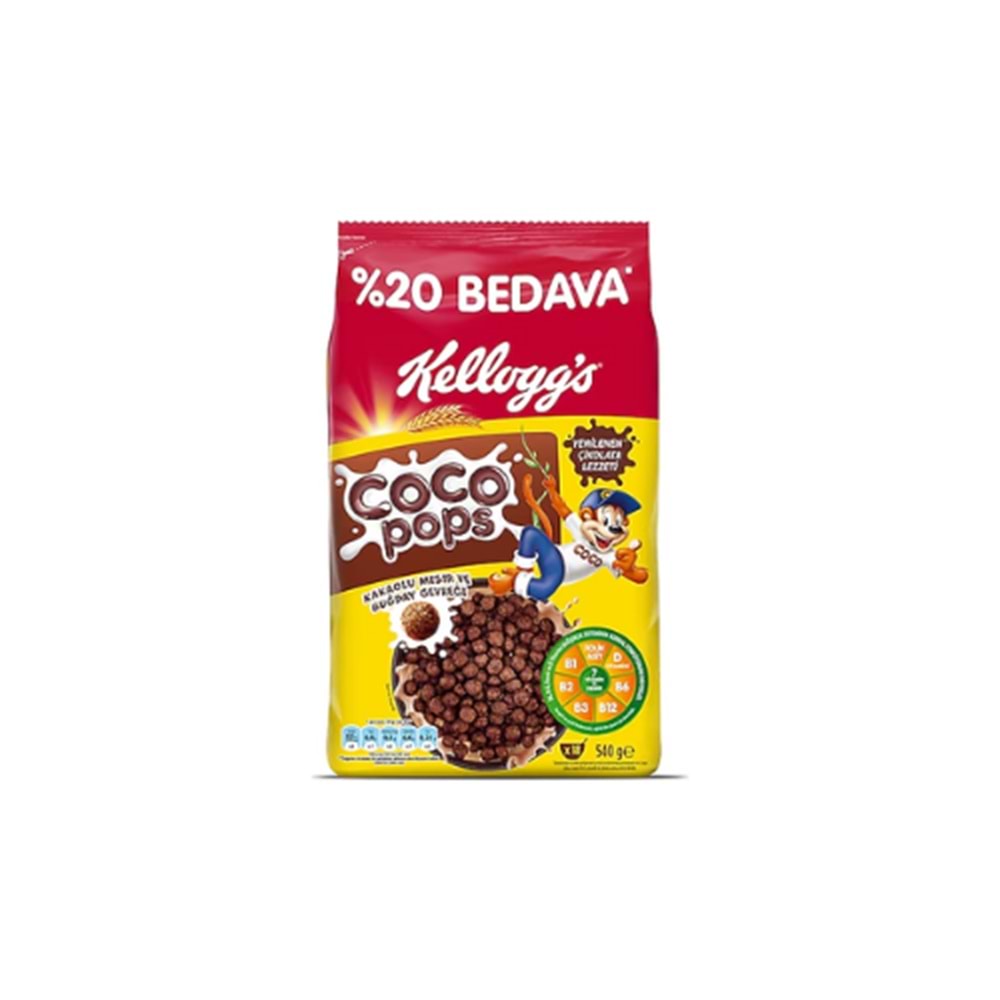 COCOPOPS TOPLARI 540 GR( 10 AD)