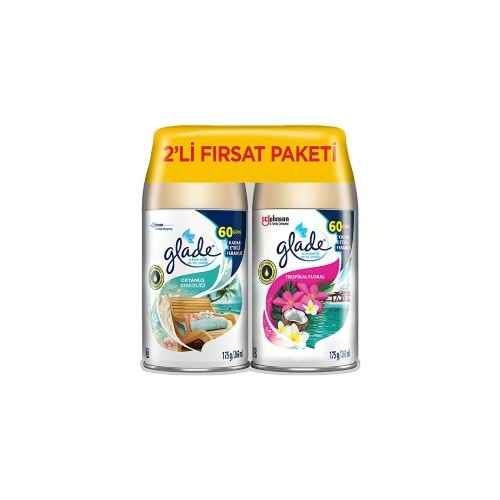 GLADE TRPİKAL GERÇEK KOKU YEDEK 2Lİ 2*175 GR