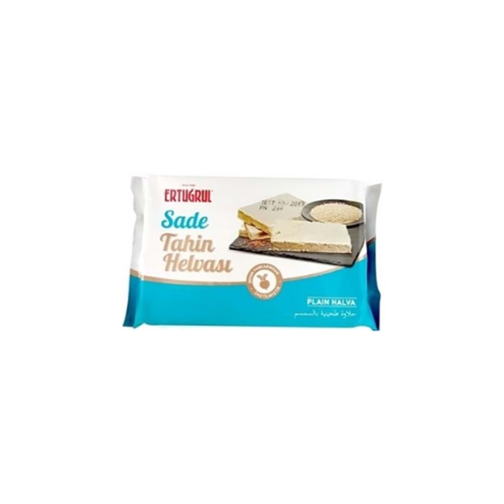ERTUĞRUL HELVA SADE 500 GR(KOLİ İÇİ 12 AD