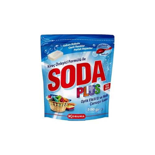 ÇAMAŞİR SODASI PLUS 500 GR(KOLİ İÇİ 20 AD)