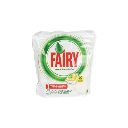 FAİRY TABLET HEPSİ BİR ARADA 70 AD(KOLİ İÇİ 3 AD)