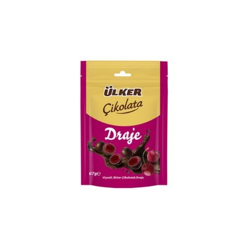 ÜLKER ÇİK.VİŞNE DRAJE 67 GR ( PAKET İÇİ 14 )