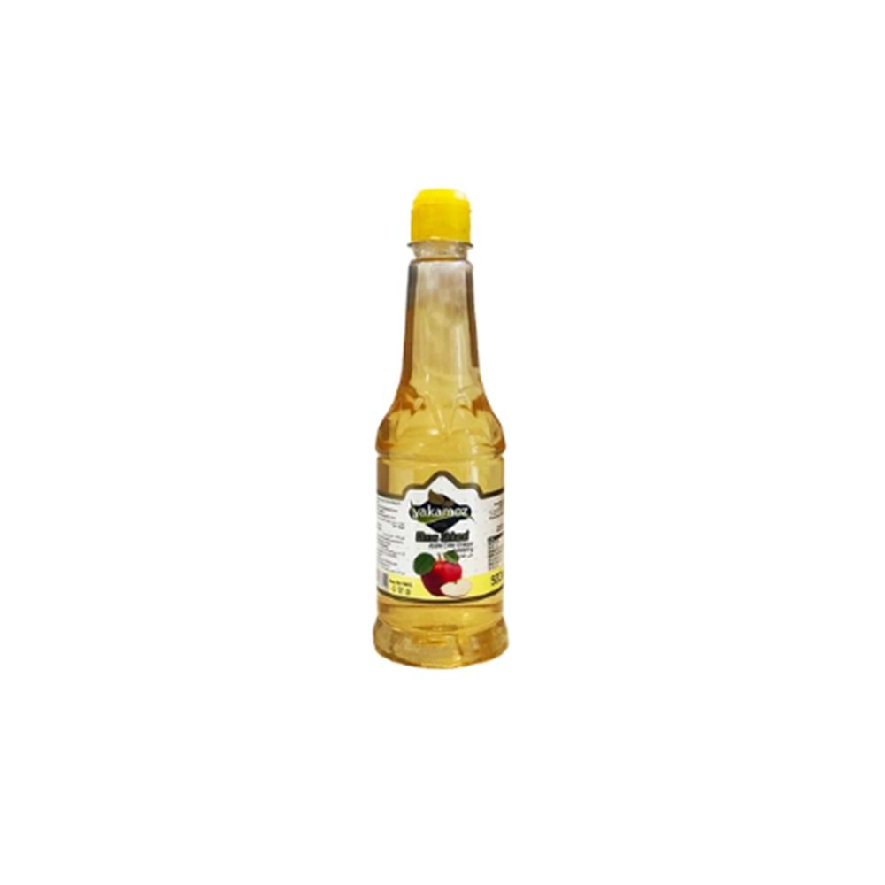 YAKAMOZ CAM ELMA SİRKESİ 500ML (KOLİ İÇİ 12 AD)