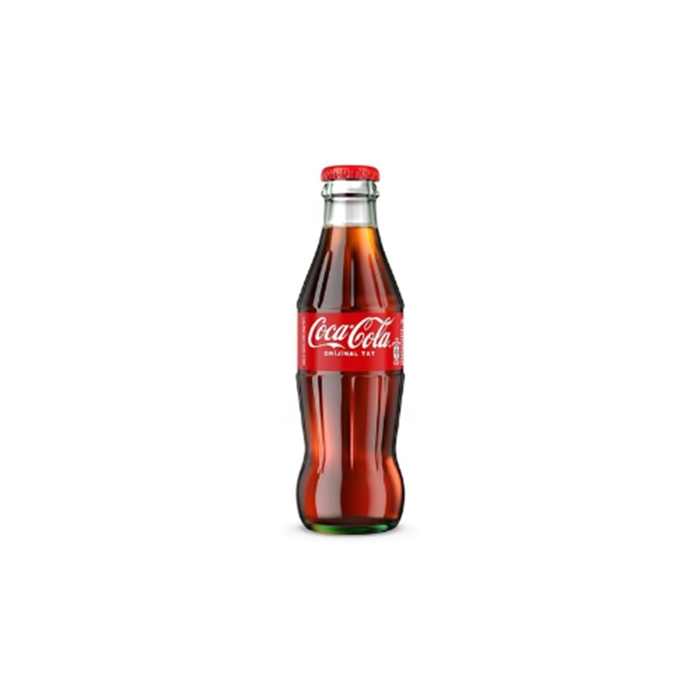 COCA-COLA CAM 200 ML DEPOZİTOLU(KOLİ İÇİ 24 AD)