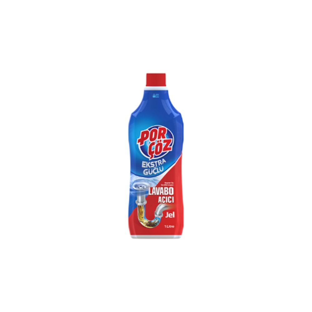 PORÇÖZ LAVABO AÇICI JEL 1 LT (KOLİ 18)
