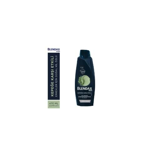 BLENDAX MEN KEPEĞE KARŞİ KİL ÖZLÜ 500ML (KOLİ İÇİ 12)
