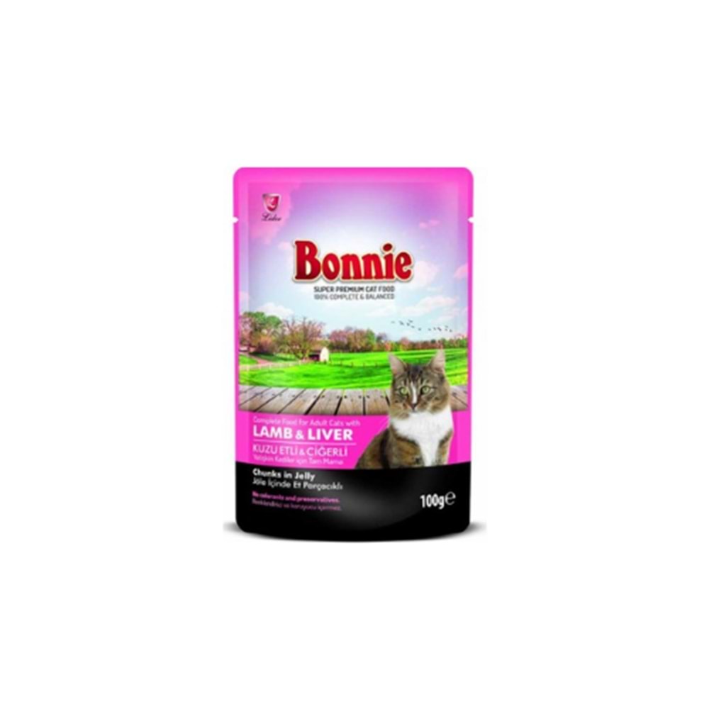 BONNIE BİFTEKLİ YETİŞ. KEDİ PAUÇ 100 GR