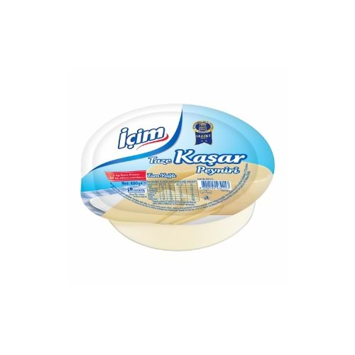 İÇİM KAŞAR PEYNİRİ 400 GR(KOLİ İÇİ 12 AD)