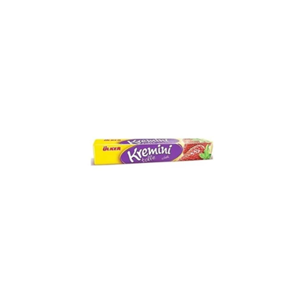 KREMİNİ ÇİLEKLİ TOFFEE ŞEKER 44GR (PAKET İÇİ 20)