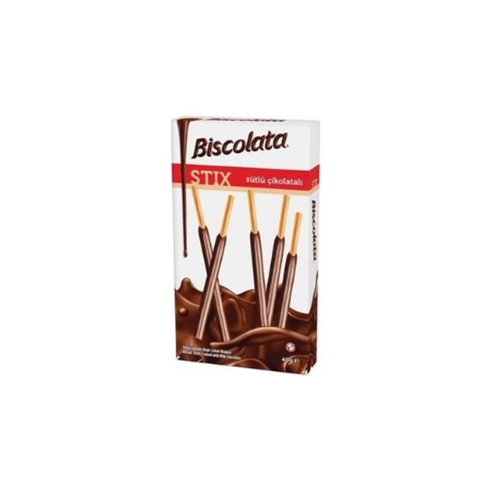 BİSCOLATA STİX SÜTLÜ 40GR(PAKET İÇİ 16 ADET)