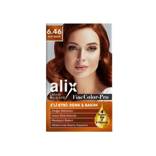 ALİX SAÇ BOYASI KİT NO 6.46