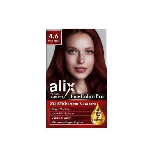 ALİX SAÇ BOYASI KİT NO 4.6