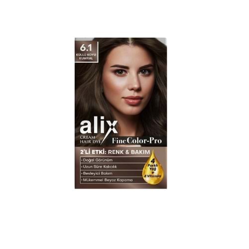 ALİX SAÇ BOYASI KİT NO 6.1