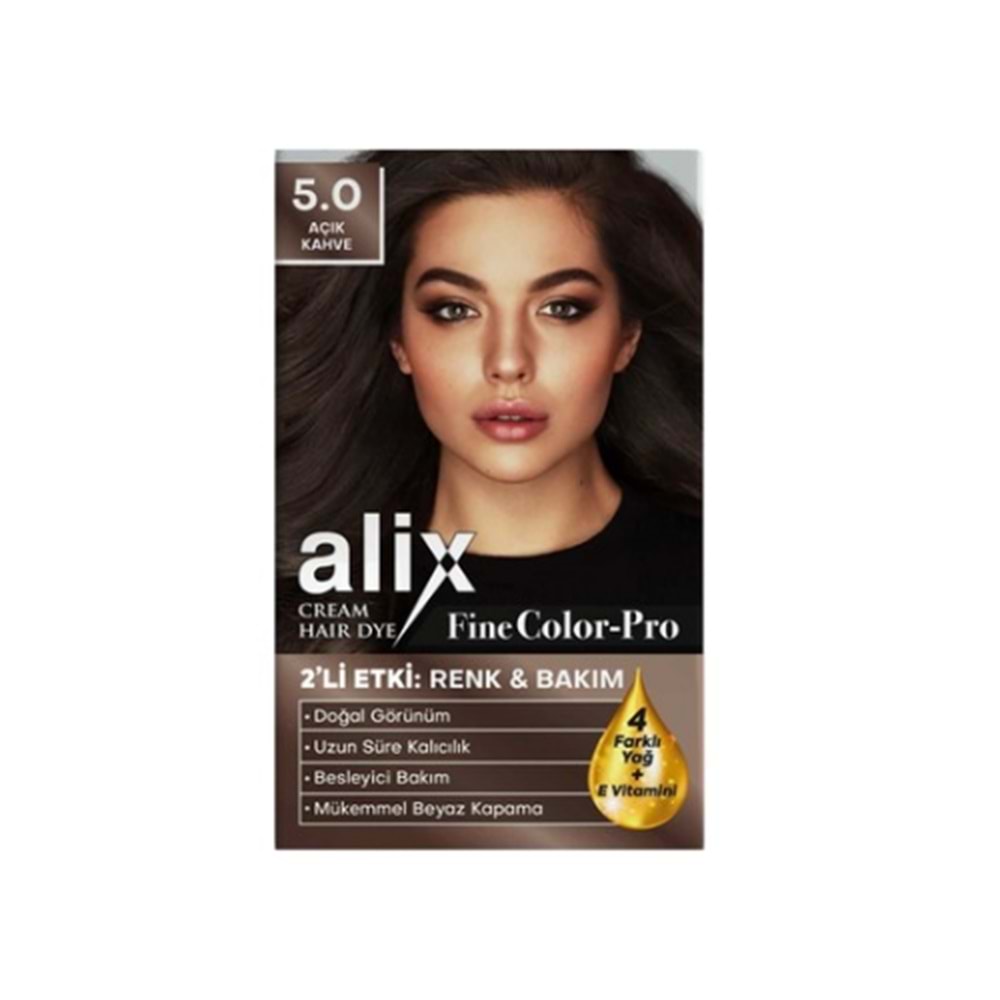 ALİX SAÇ BOYASI KİT NO 5.0