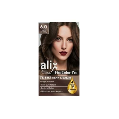 ALİX SAÇ BOYASI KİT NO 6.0
