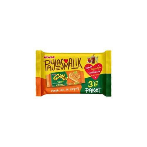 ÇİZİ VİÇ PEYNİRLİ SANDVİÇ KRAKER 3 LÜ PAKET 246 GR(KOLİ İÇİ 12 AD)