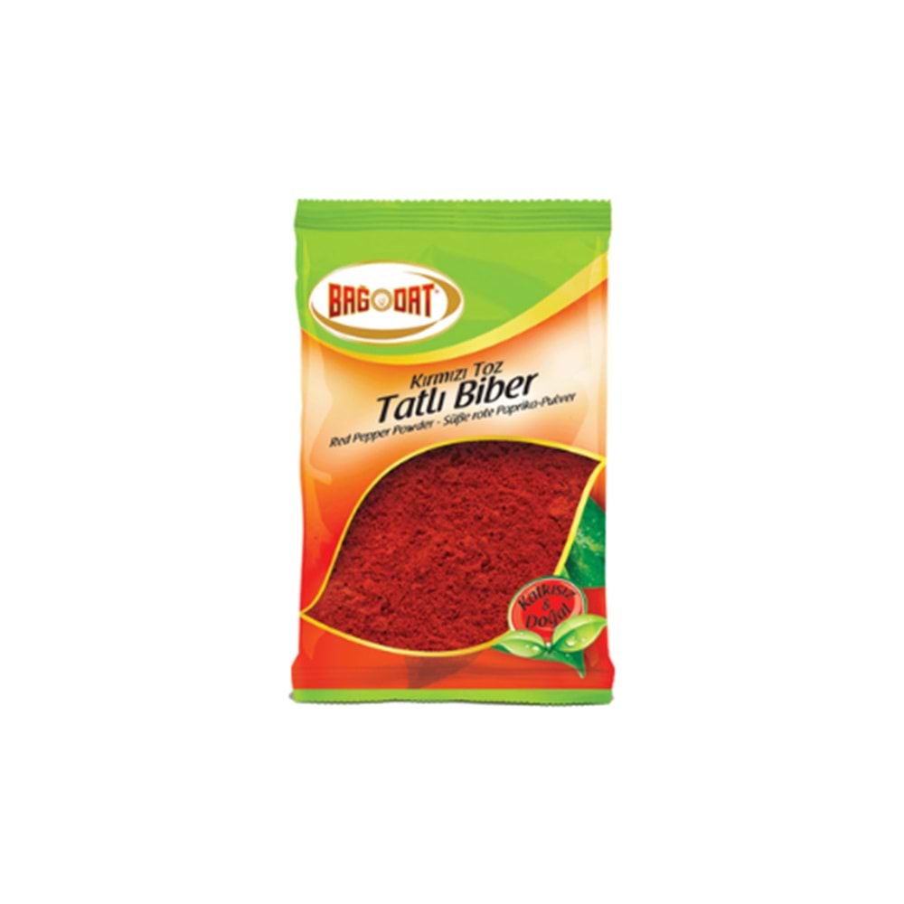 BAĞDAT TATLI KIRMIZI TOZ BİBER 75 GR(PAKETİÇİ 10 AD QUADRO