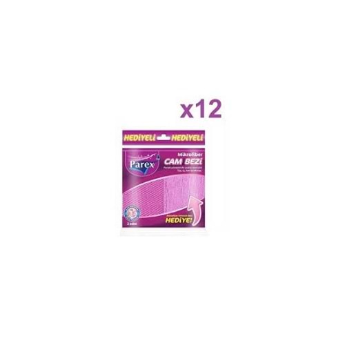 PAREX M.FİBERKURULAMA BEZİ (TEMİZLİK BEZİ HEDİYELİ (PAKET İÇİ 12 AD)