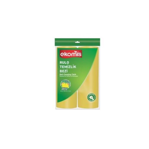 EKOMİS RULO TEMİZLİK BEZİ 2'Lİ(KOLİ İÇİ 24 AD)