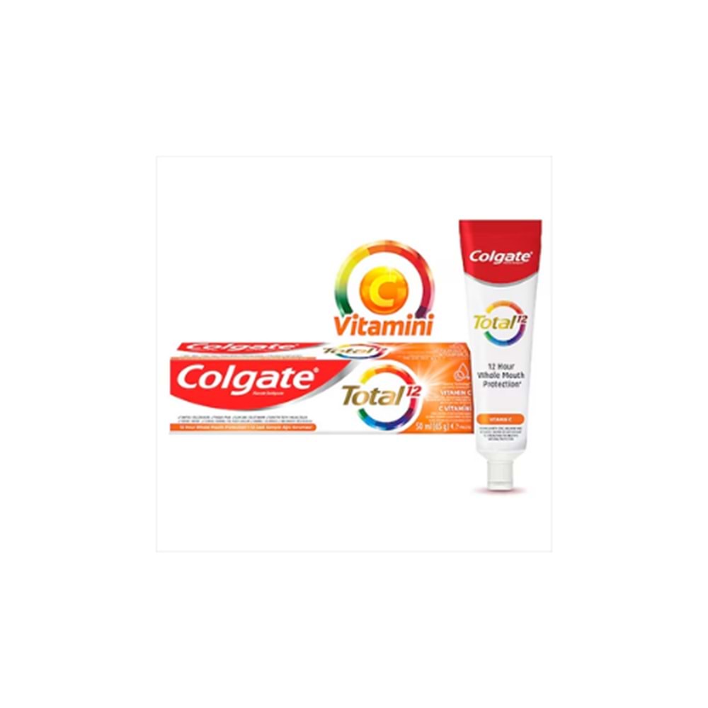 COLGATE DİŞ M.TOTAL VİTAMİN C 50ML(PAKET İÇİ 48 AD)