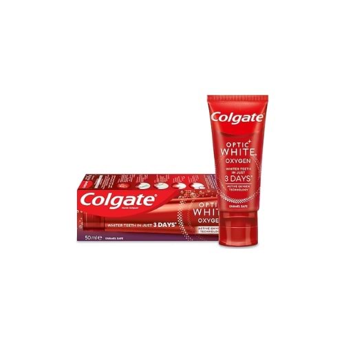 COLGATE DİŞ M OPTİK WHİTE OXYGEN 50 ML(PAKET İÇİ 12 AD)