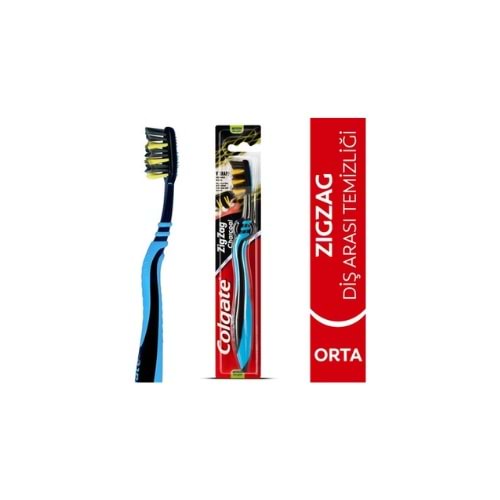 COLGATE DİŞ FIRÇ. ZİGZAG SİYAH ORTA (PAKET İÇİ 12 AD)